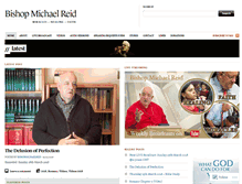 Tablet Screenshot of bishopmichaelreid.com